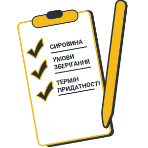 іконка контроль якості та моніторинг придатності снеків від Snack Zone фото
