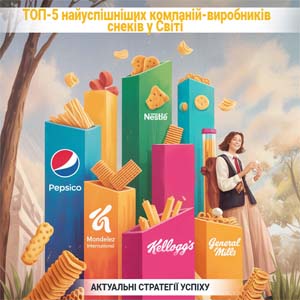 Картинка з посиланням на статтю про найуспішніших виробників снеків у Світі