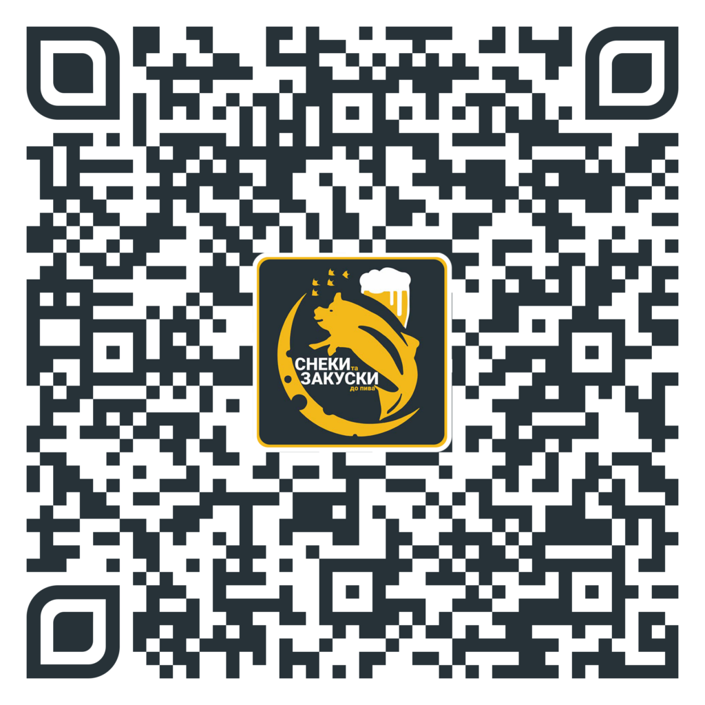 Фото QR-код Android-застосунку SnackZone інтернет-магазину снеків та закусок до пива