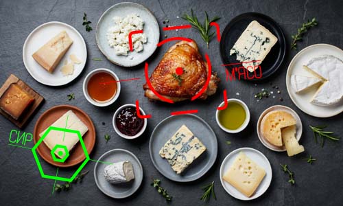 Фото м'ясні снеки з сиром